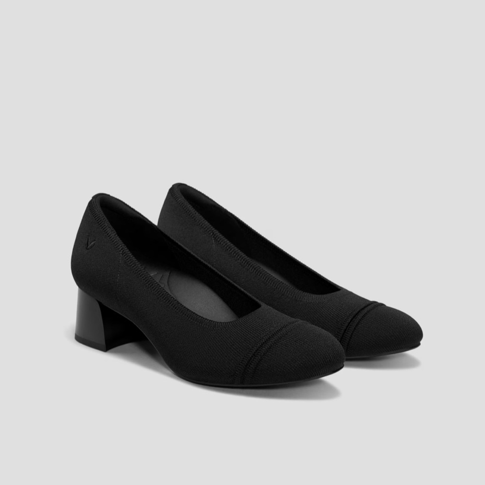 Vivaia Julie Arch Pro Almond-Toe Block Heels